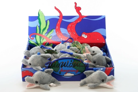 Plyšový delfín – klíčenka