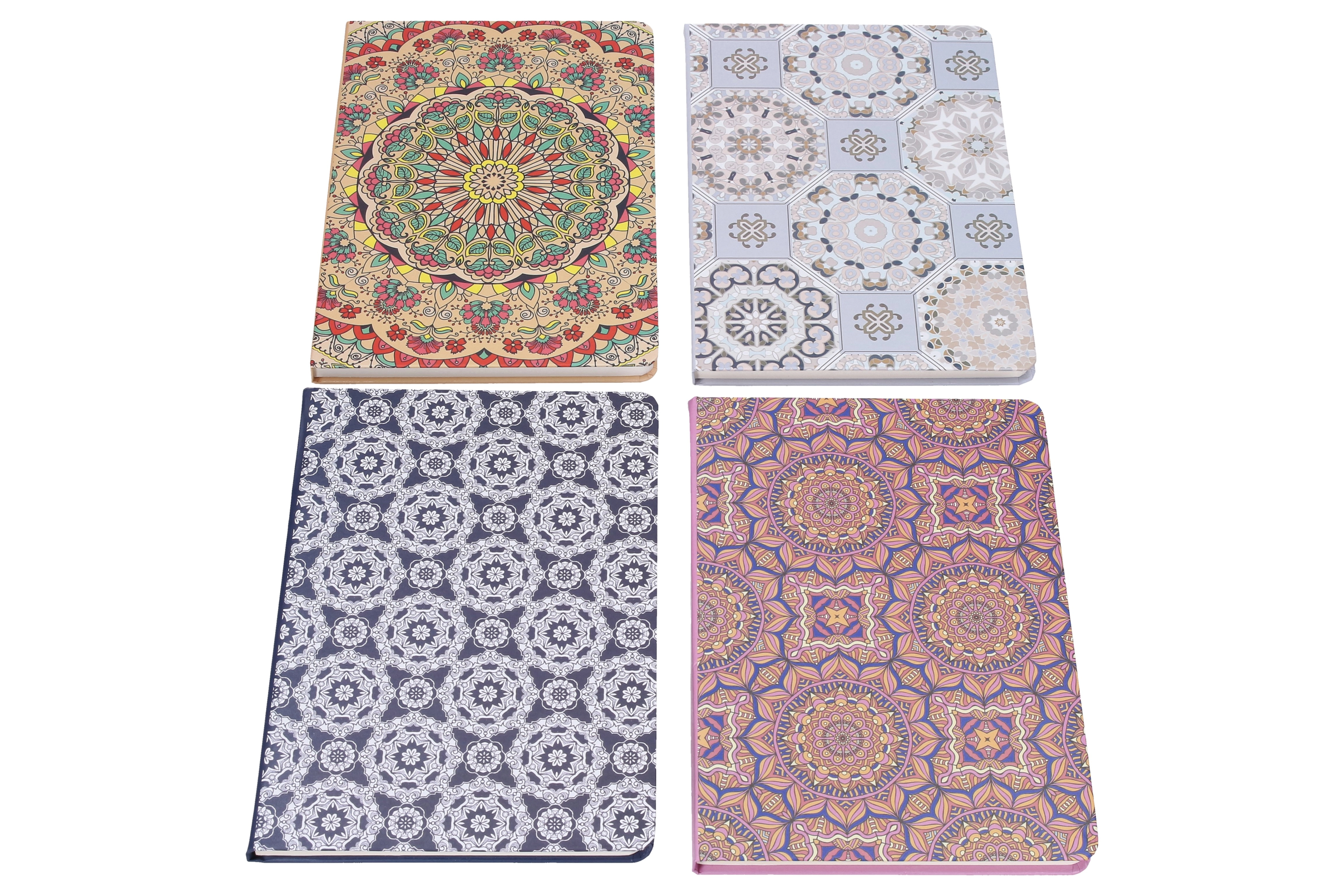 Linkovaný notes 14,5 × 21 cm, 80 listů – Ornamenty