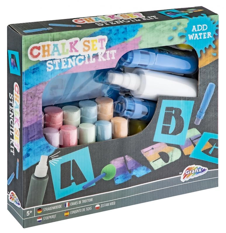 Alltoys Sada kříd se šablonami