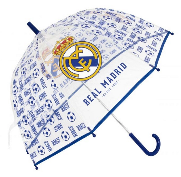 Průhledný dětský deštník Real Madrid