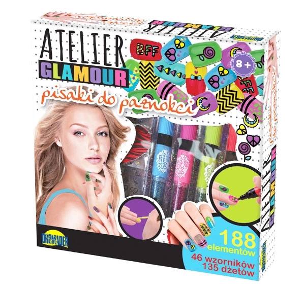 Atelier Glamour fixy na nehty kreativní sada