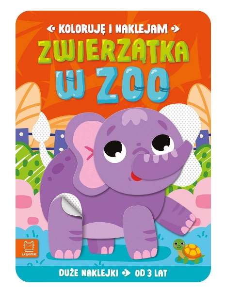 Levně Vybarvuji a nalepuji: Zvířátka v zoo – kreativní knížka s nálepkami
