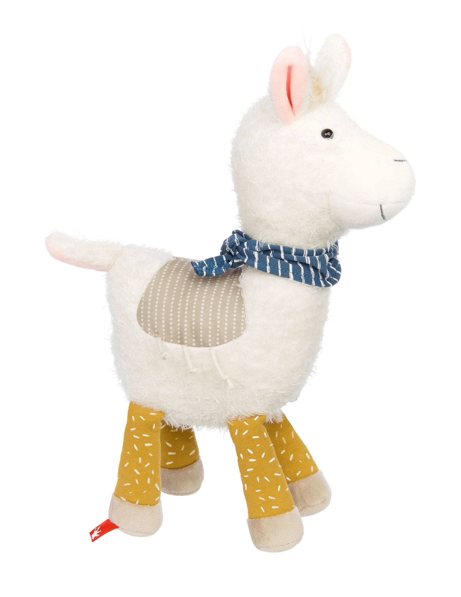 Patchworková plyšová lama Sigikid 29 cm