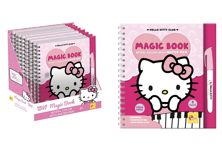 Lisciani vodní omalovánky Hello Kitty s vodním fixem