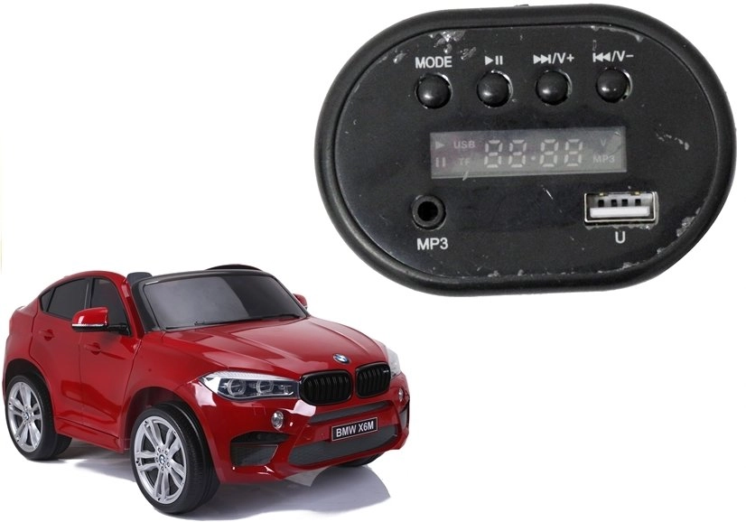 Levně Tomido Hudební panel do elektrického vozítka BMW X6M