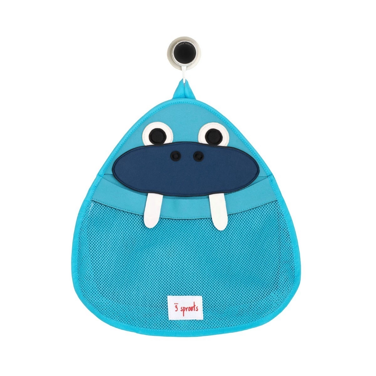 3 Sprouts organizér do koupelny Walrus blue