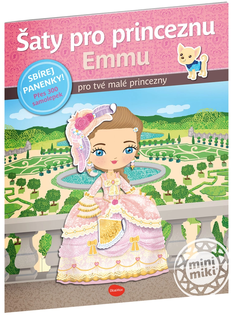 Šaty pro princeznu EMMU – Kniha samolepiek
