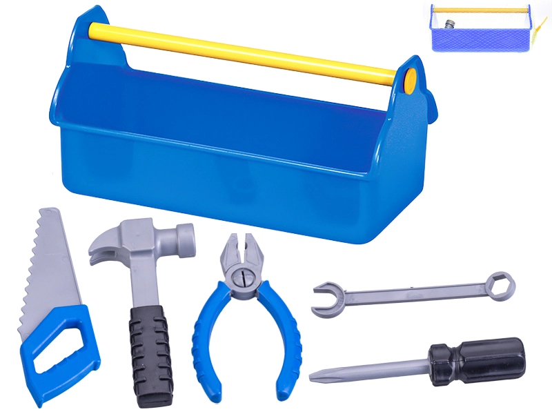 Dětská sada nářadí s přepravkou 5 ks (27,5 × 14 cm)