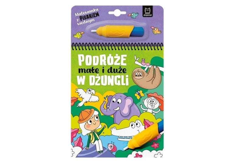 Malowanka s vodním fixem: V džungli