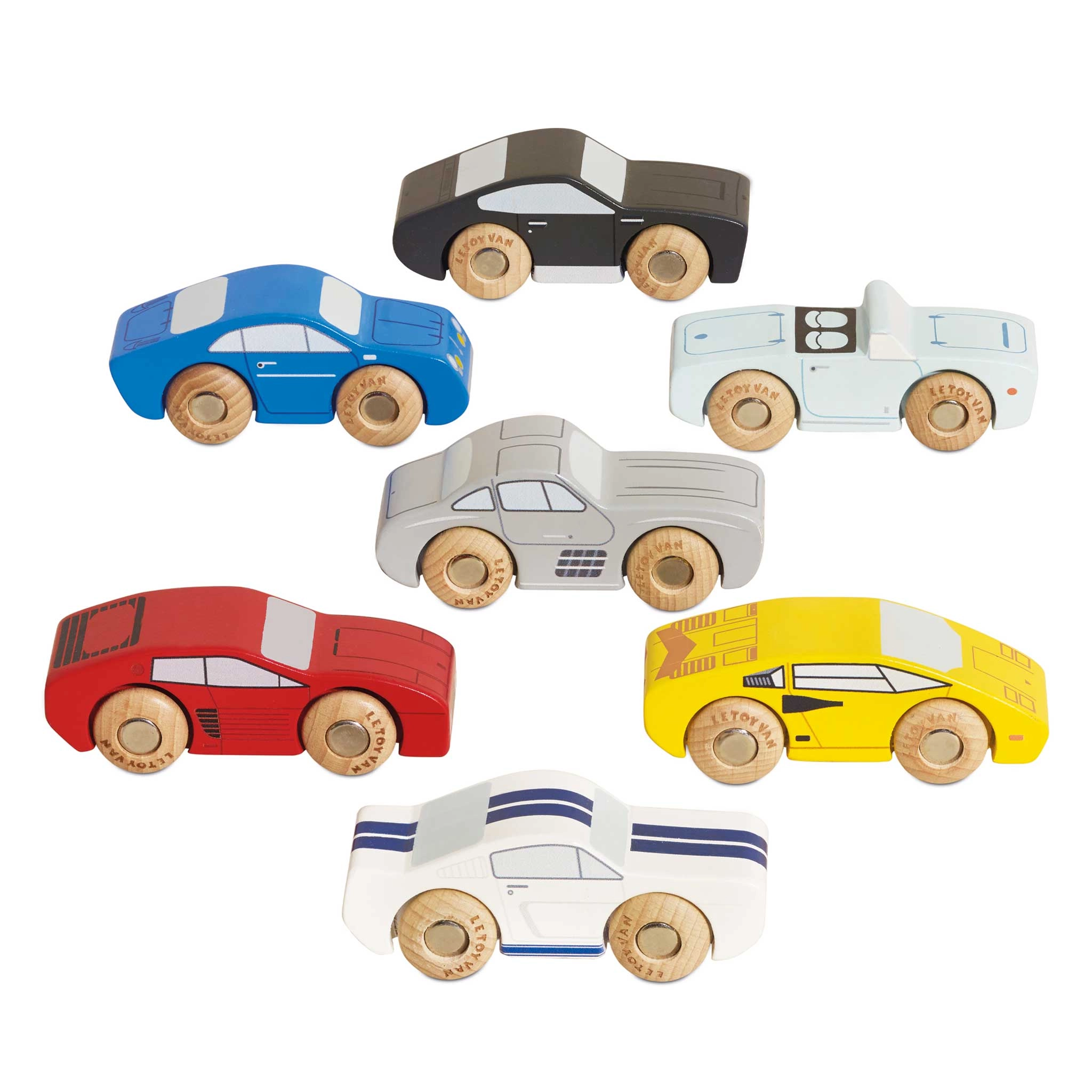 Le Toy Van Autíčka Set sportovních autíček