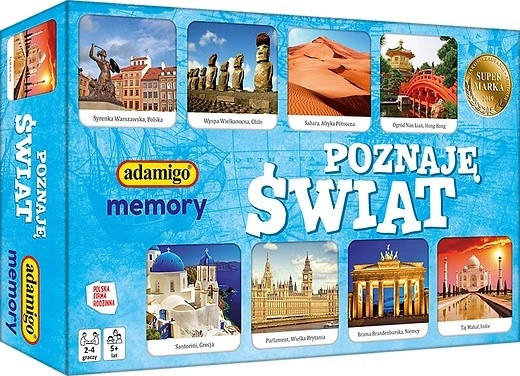 Poznávám svět - Vzdělávací pexeso Adamigo