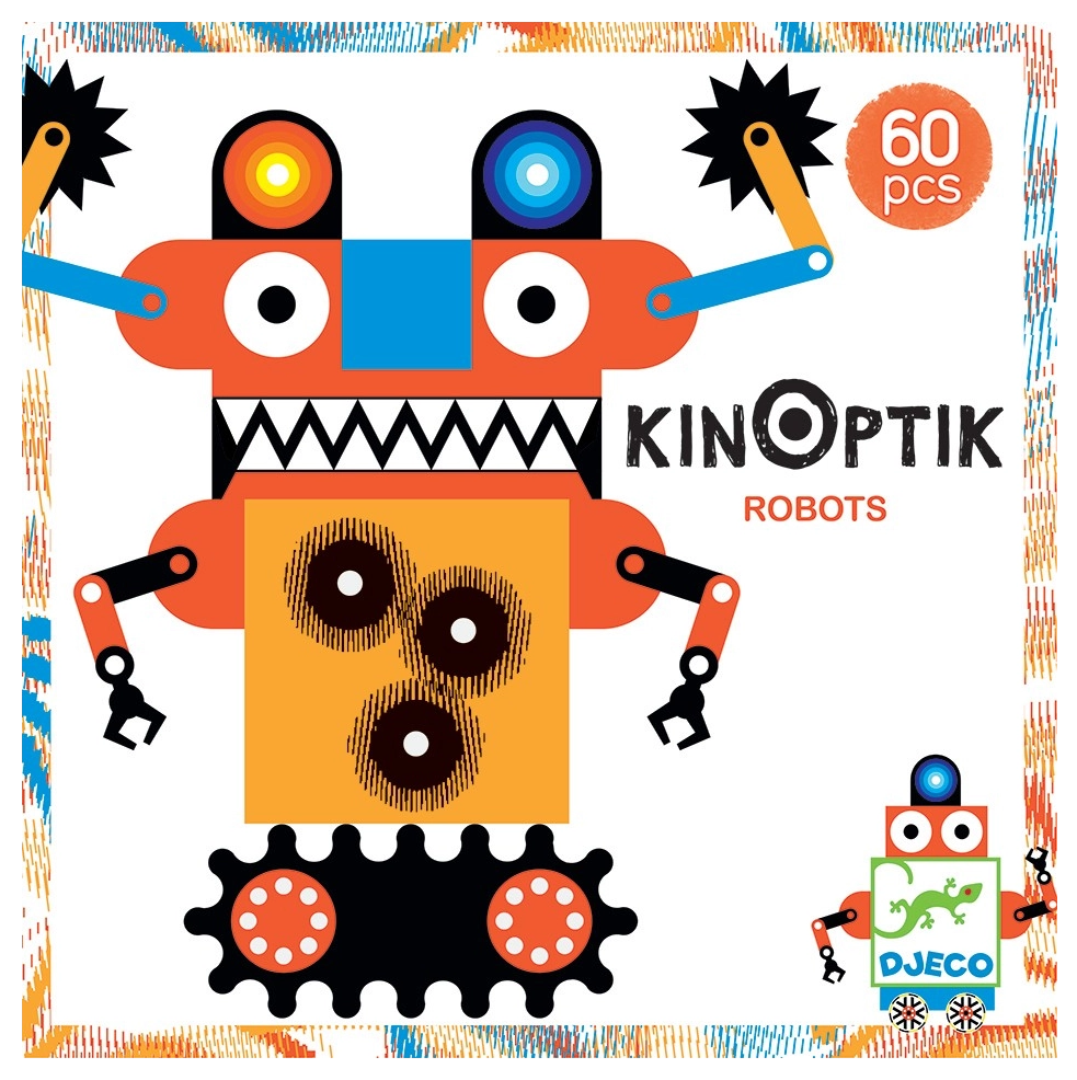 Magnetické puzzle Kinoptik roboti DJECO