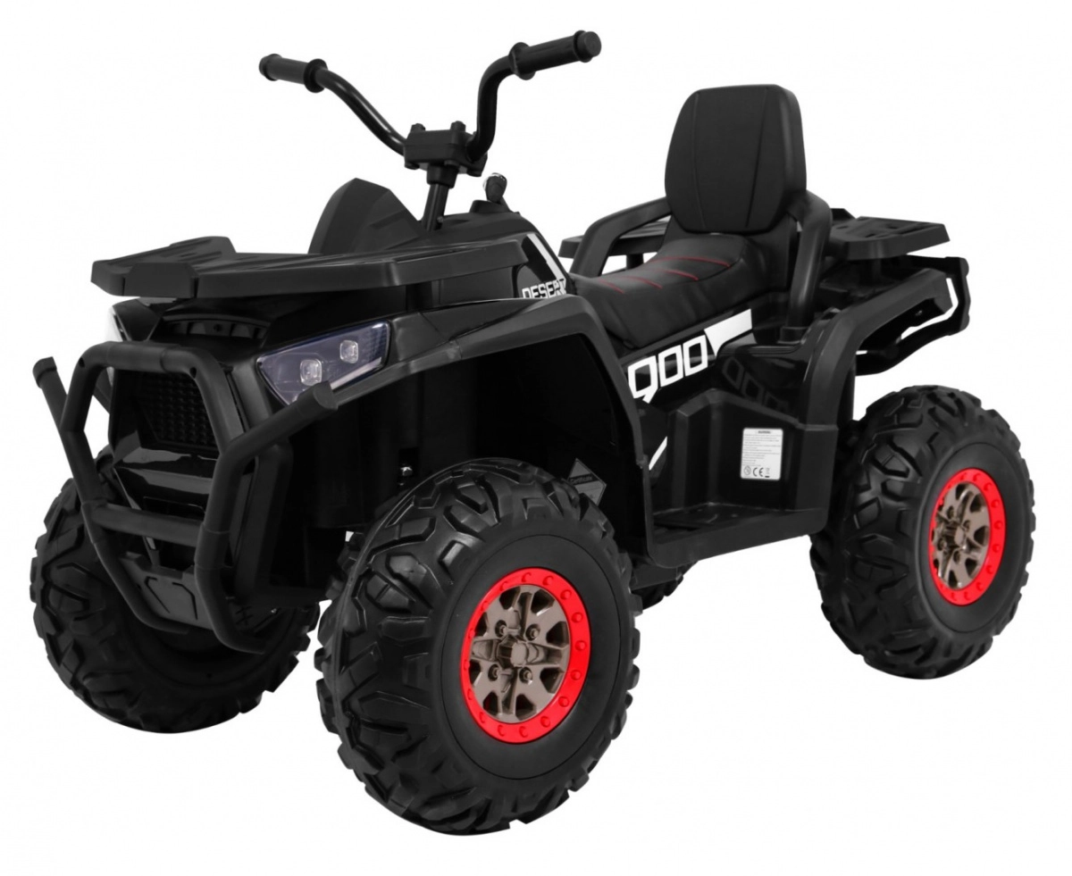 Levně Dětská elektrická čtyřkolka DESERT 12V, černá