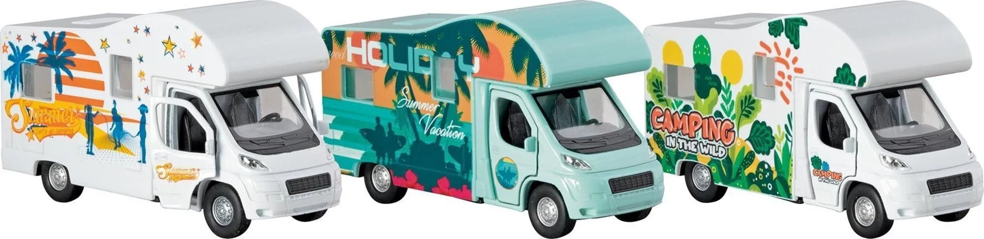 Kovový model - Auto karavan, 12cm, 1ks