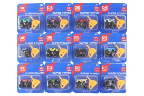 Vystřelovací kovové autíčko pro děti