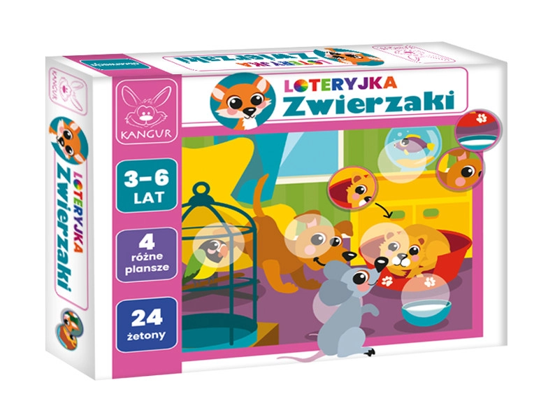 Levně Loteryjka zvířátka – vzdělávací hra pro děti od 3 let