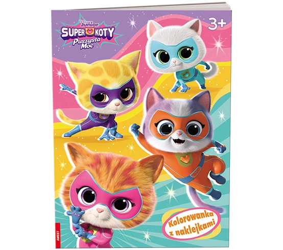 Superkoty omalovánky se samolepkami