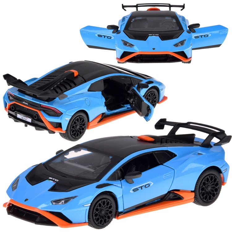 Kovový model LAMBORGHINI Huracán STO 1:32 se zvukem a světlem