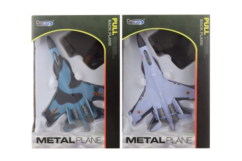 Kovové letadlo na baterie se zpětným chodem