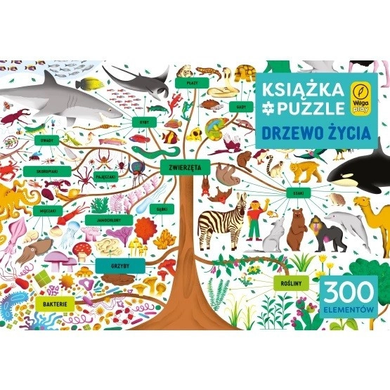 Puzzle 300 dílků + kniha - Strom života