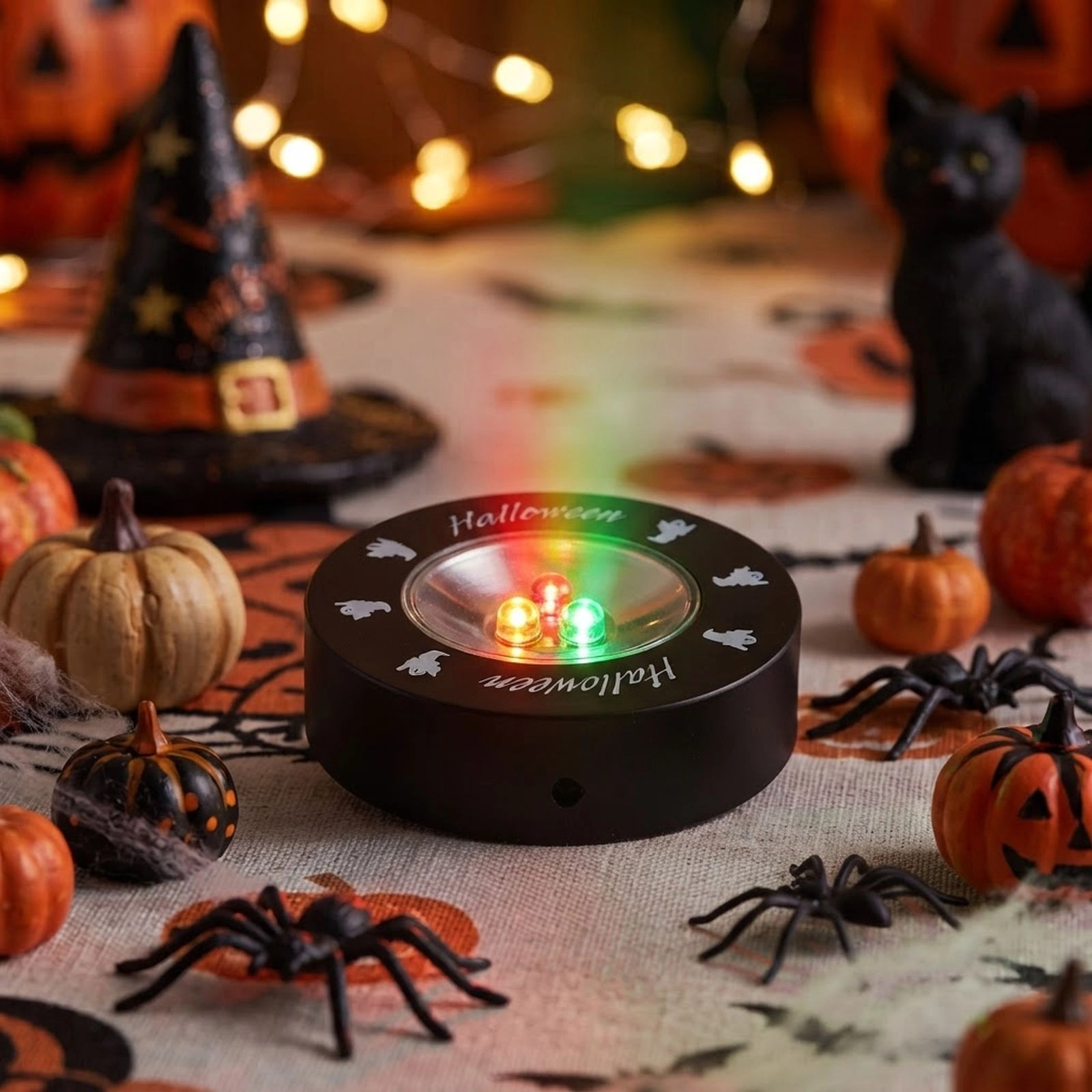 Halloweenské LED náladové osvětlení duch