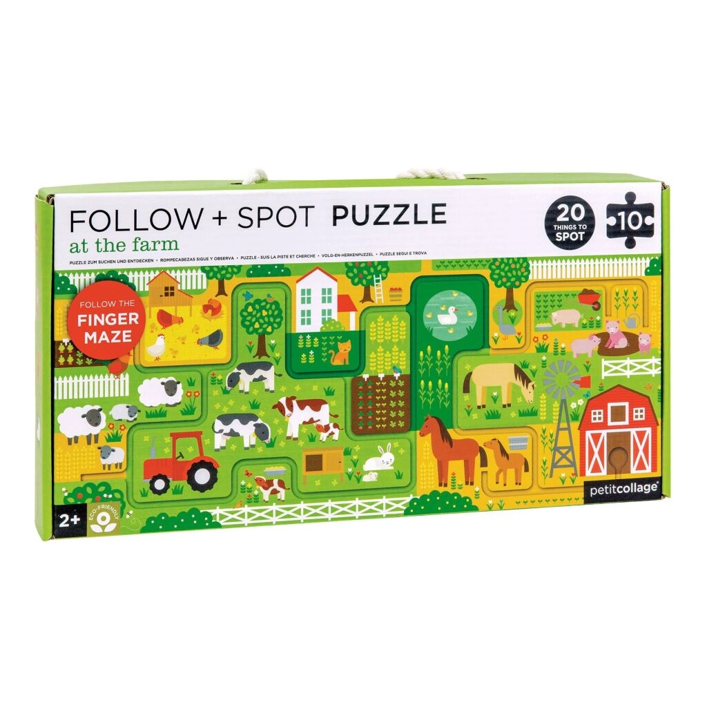 Petitcollage Bludiště a puzzle Farma