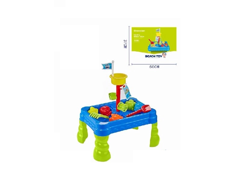 Stolek na hraní s pískem a vodou, 20dílný set