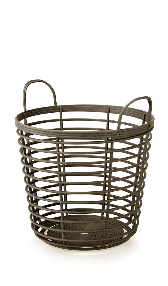 Levně Prosperplast Koš s uchy Zanzi Basket Eco Wood kávový 43cm