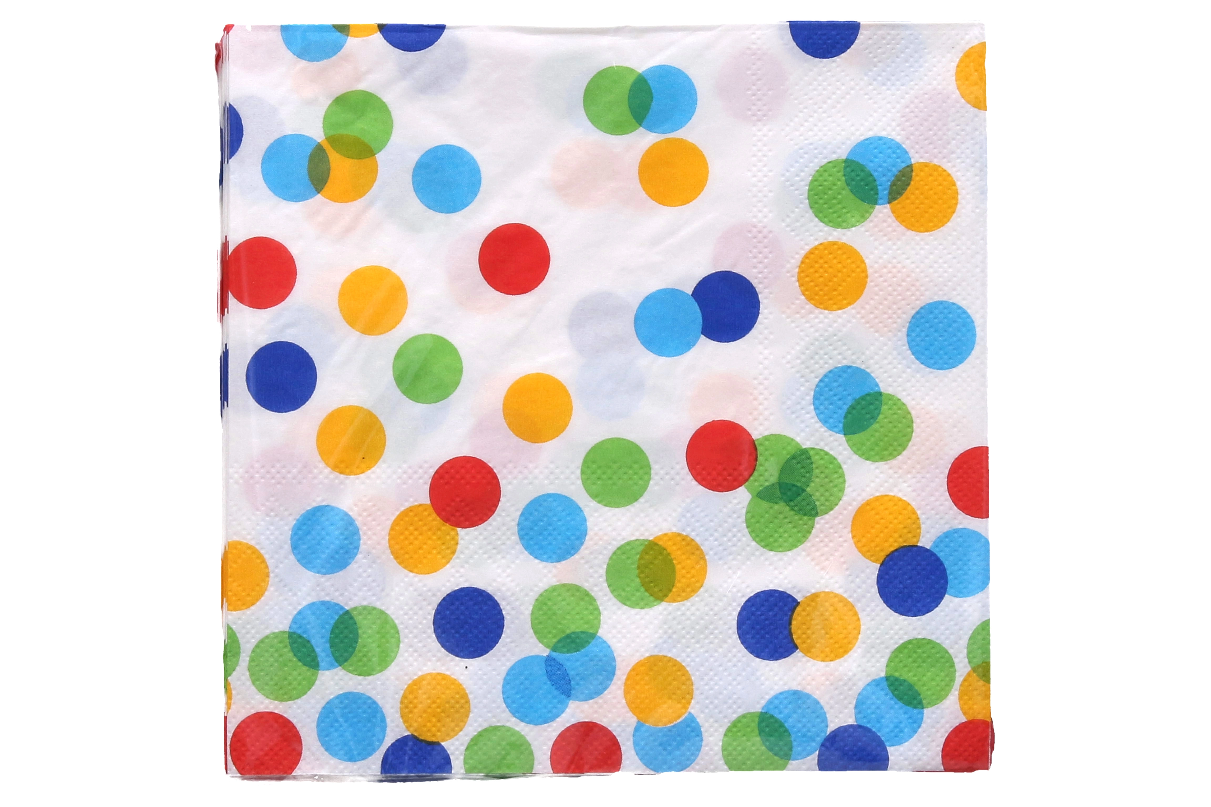 Levně wiky Párty ubrousky TEČKY 33x33cm 20ks