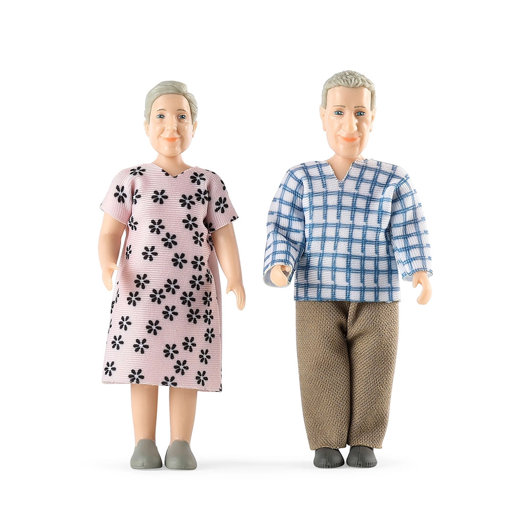 Sada figurek do domečku pro panenky Lundby – babička a dědeček Charlie
