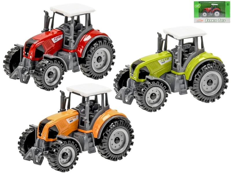 Kovový traktor s volným chodem 9,5 cm