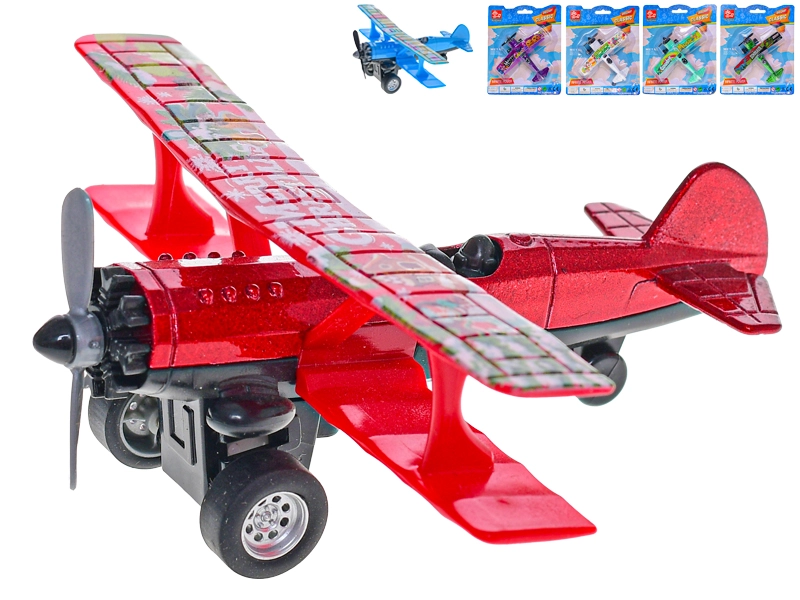 Kovový model letadla se zpětným chodem 10 cm