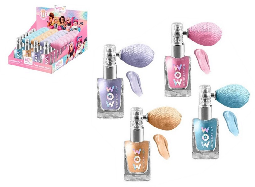 Třpytivý tělový sprej WOW Generation