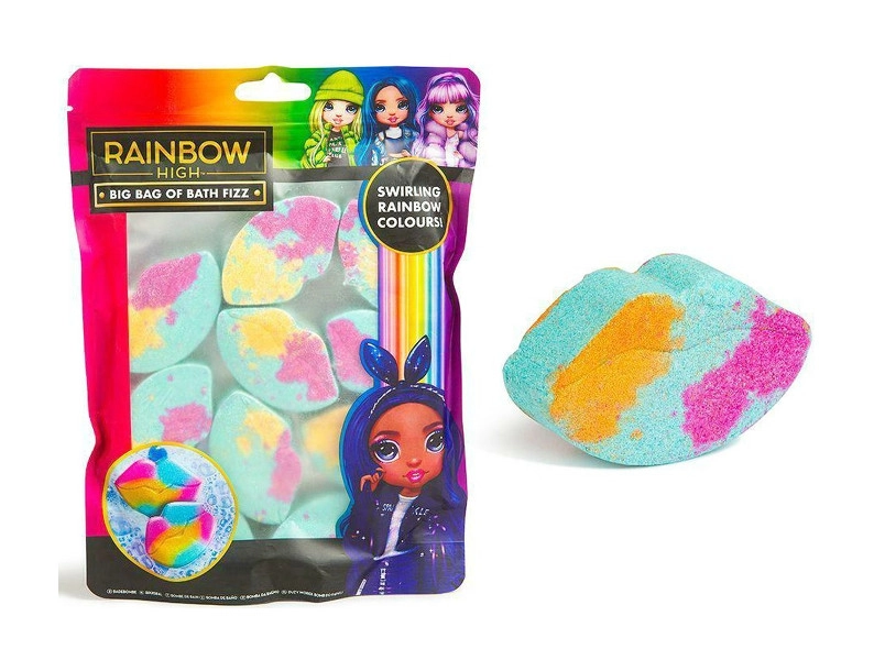 Rainbow High koupelové bomby Usta sada