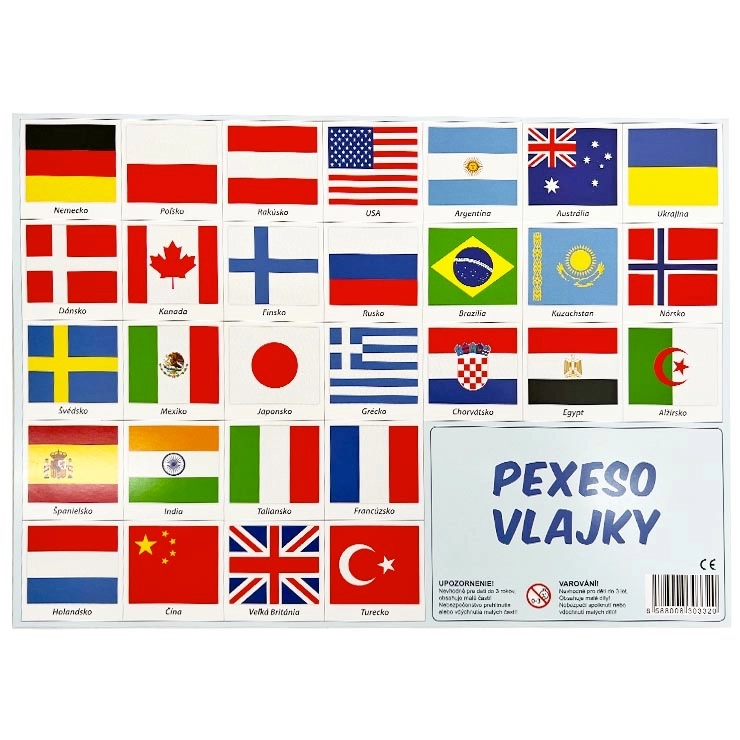 Pexeso vlajky států