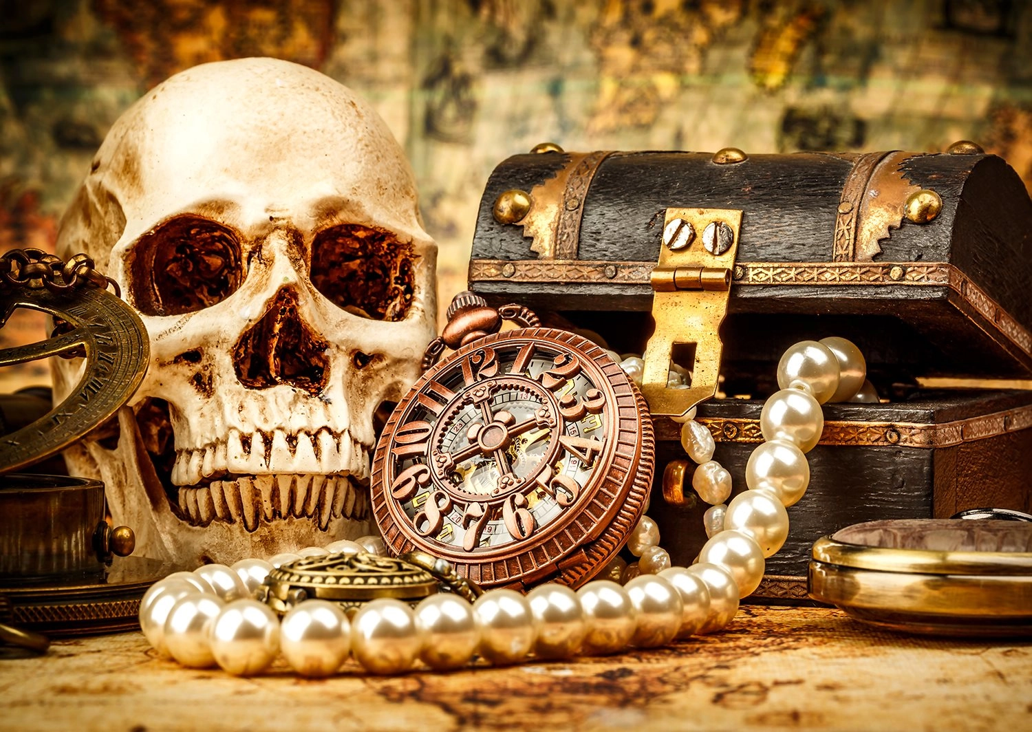 Enjoy Pirátský kapitánský stůl 1000 dílků