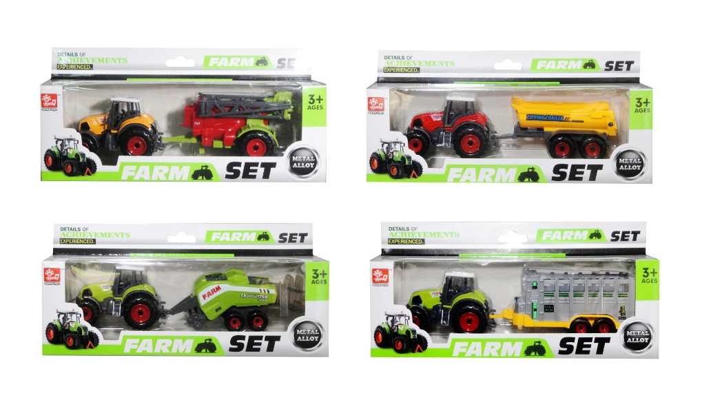 Traktor s přívěsem