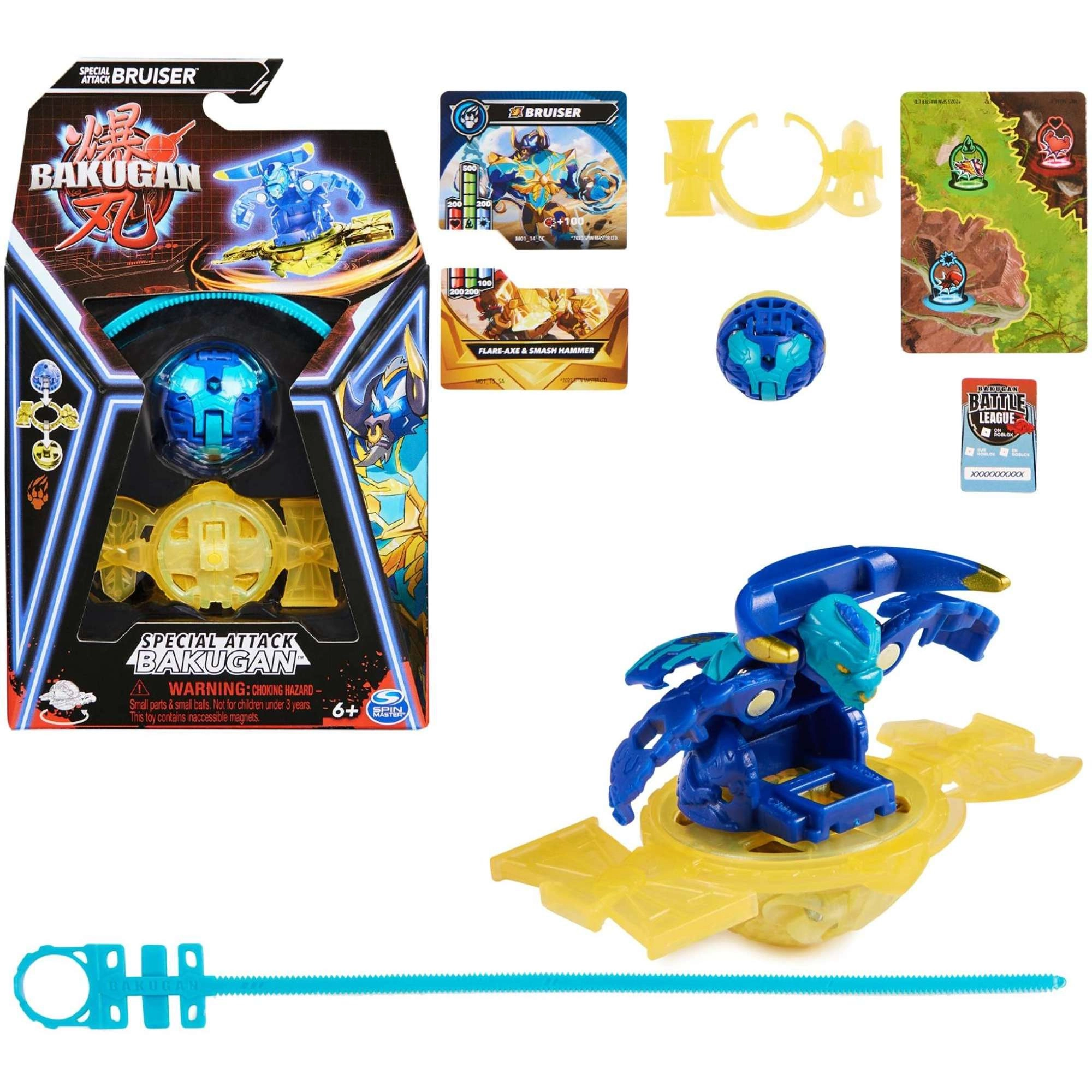 Bakugan Special Attack Bruiser – točící se figurka s kartami od Spin Master