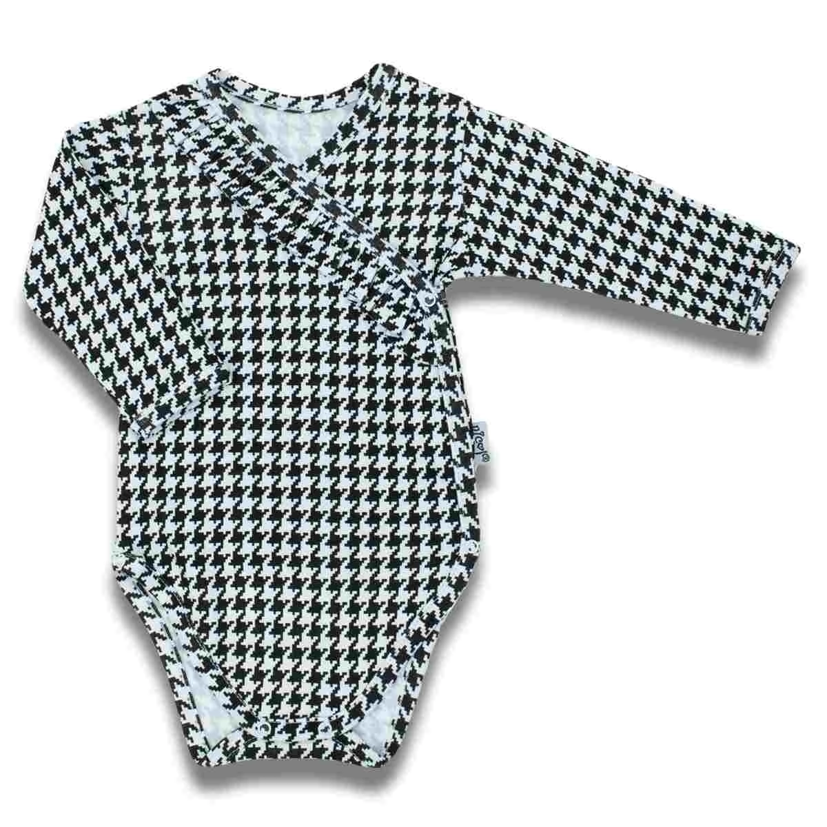 Bavlněné kojenecké body s dlouhým rukávem Nicol Viki