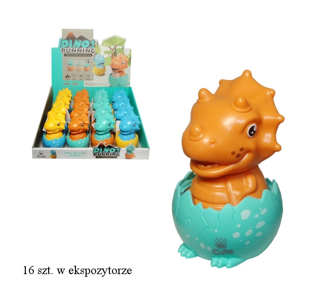 Dinosaurus v vajíčku pro malé děti s pohonem