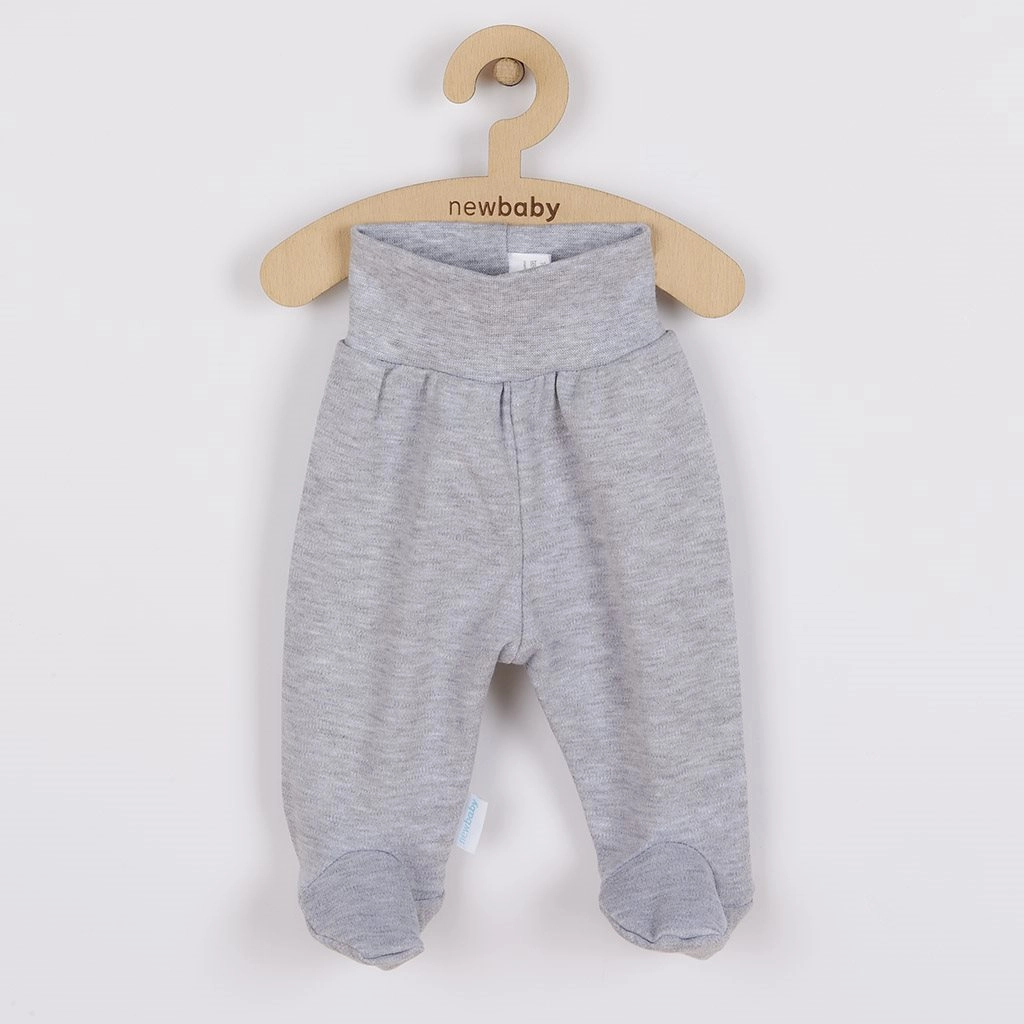 Kojenecké polodupačky New Baby Classic II šedé s hvězdičkami