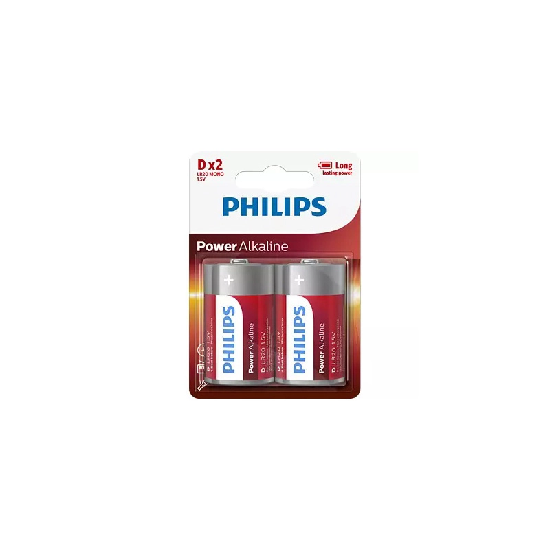 Philips alkalická baterie D 1,5 V Power Alkaline