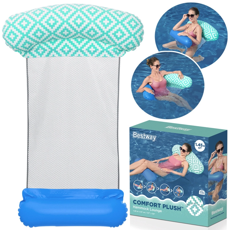 Bestway Houpací síť do bazénu Comfort Plush 124 x 80 x 22 cm