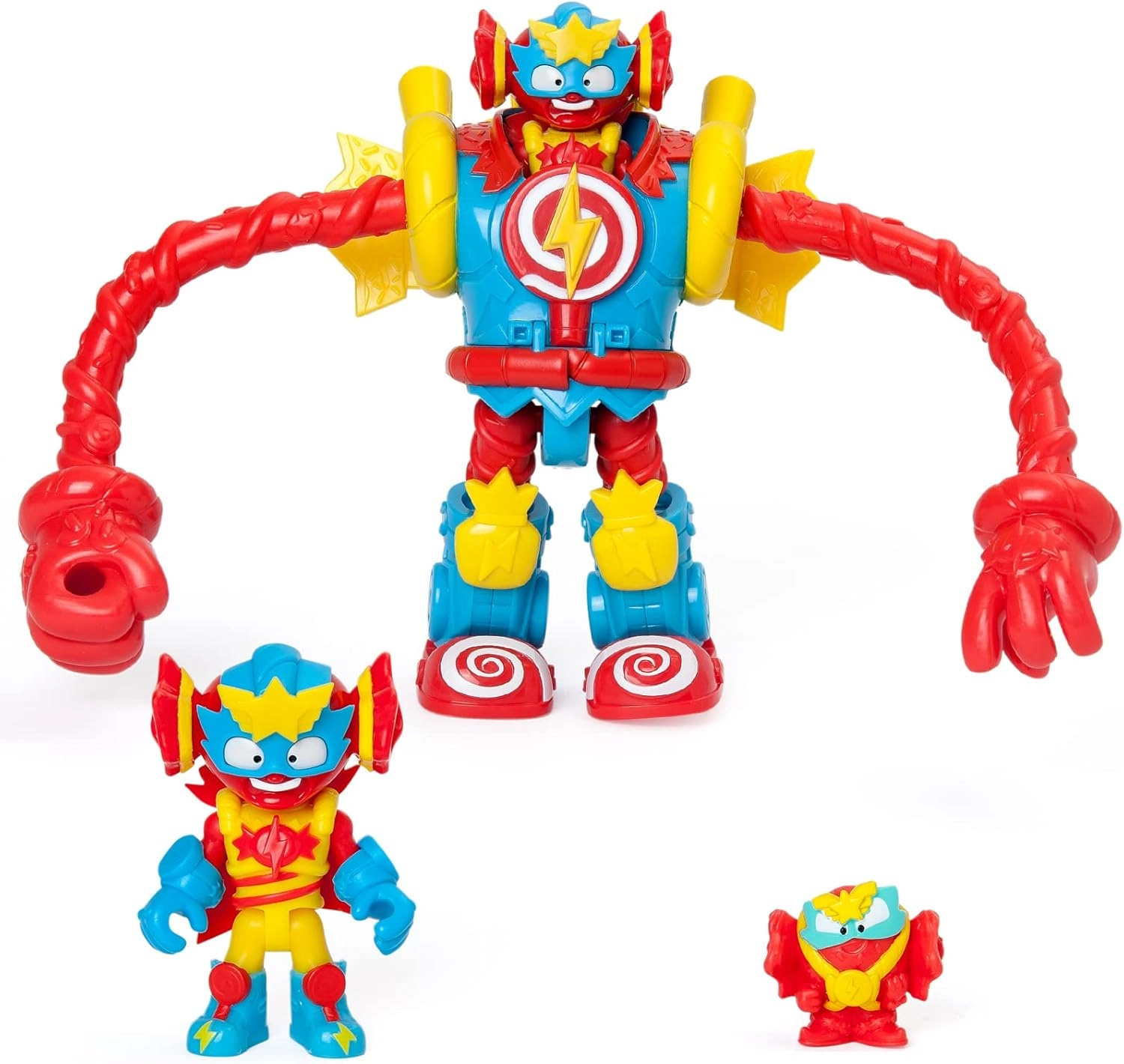 SuperThings Sugarfun Superbot Power Arms robot s figurkami a doplňky