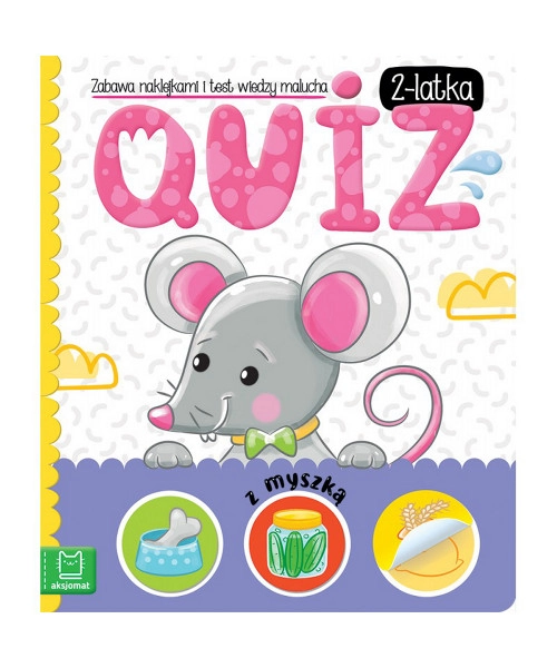 Quiz pro dvouleté s myškou – zábava s nálepkami a test znalostí