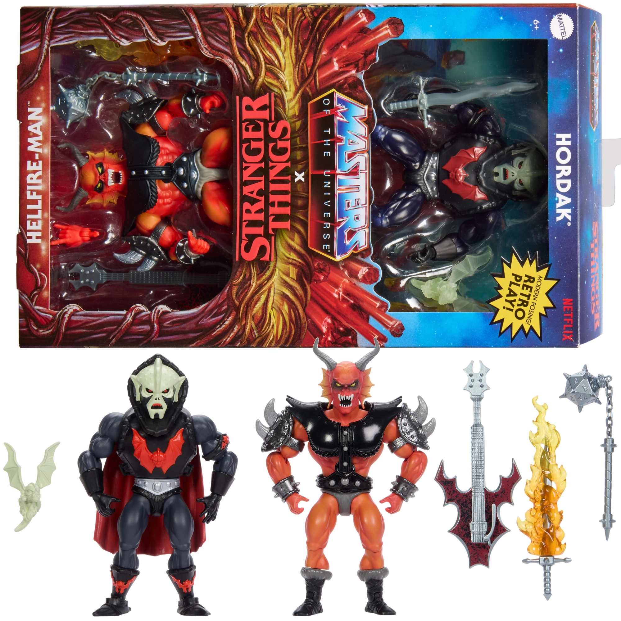 Mattel Hordak a Hellfire-Man Stranger Things