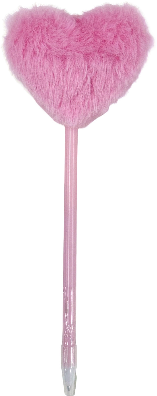 Kuličkové pero s plyšovým srdcem 16 cm