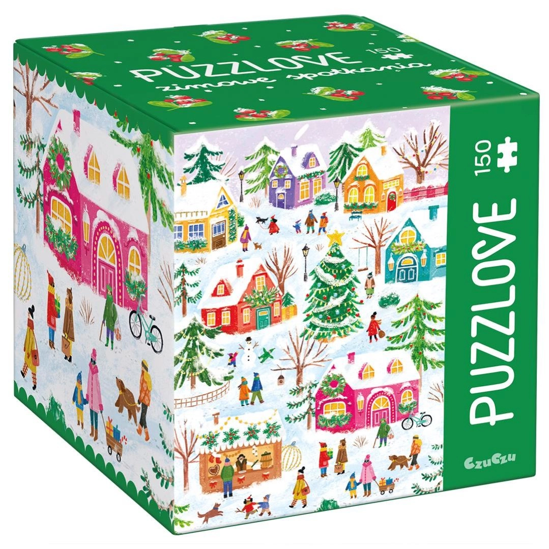 Puzzlove CzuCzu zimní setkání – puzzle 150 dílků