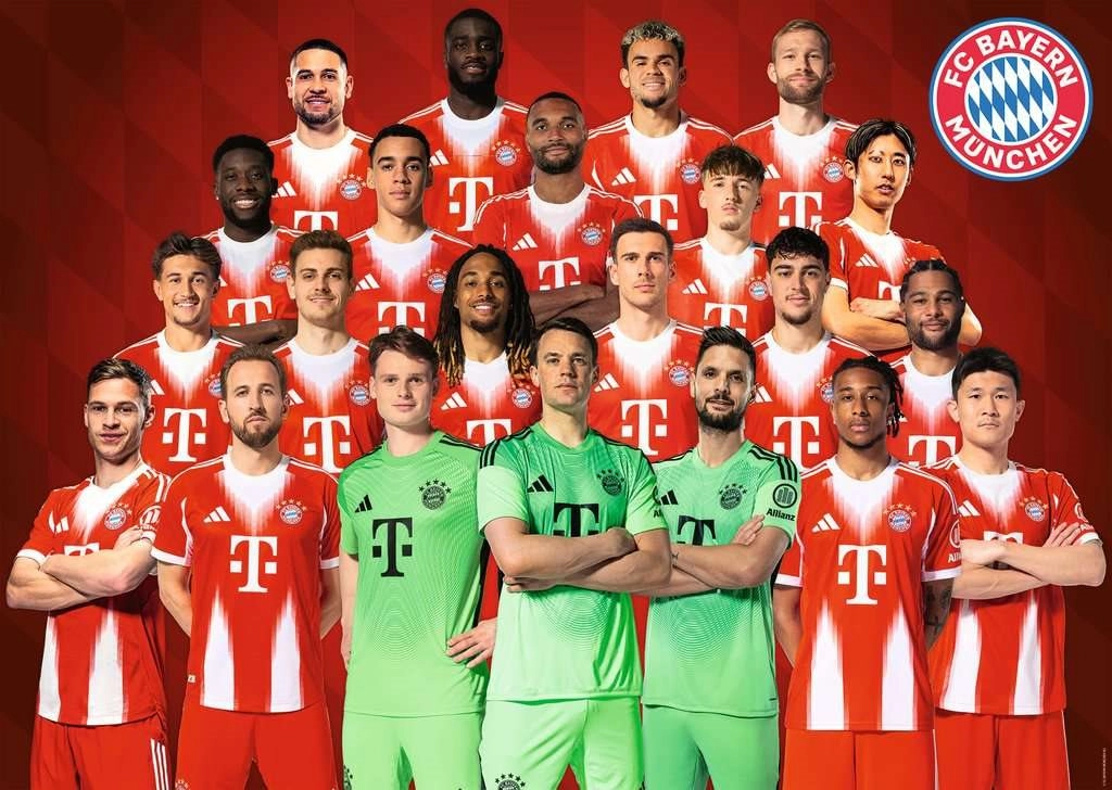 Ravensburger puzzle FC Bayern Mnichov 1000 dílků