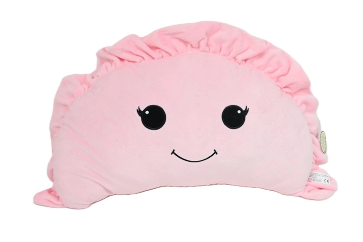 Růžový plyšový pirožek 42 cm